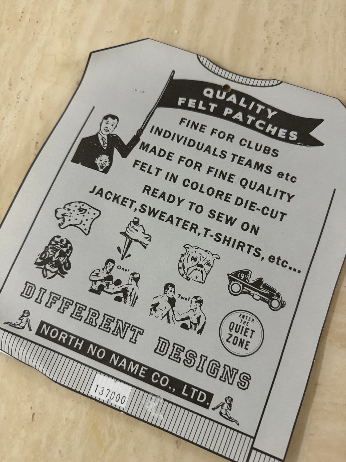 노스노네임 펠트 패치 notrh no name patch 상품이미지2