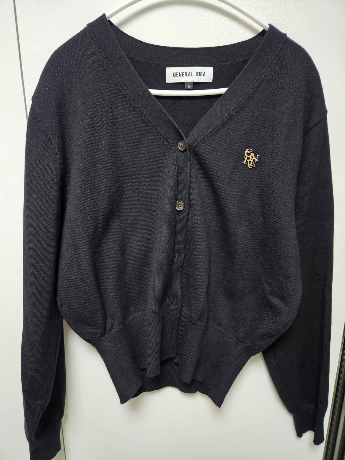 제너럴아이디어 GNRL 에센셜 가디간 블랙 상품이미지2