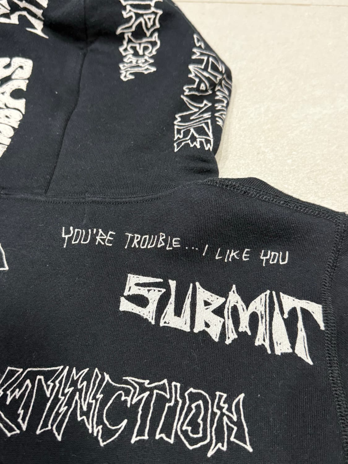 히스테릭 글래머 아카이브 전신 타투 후드 집업 자켓 상품이미지5