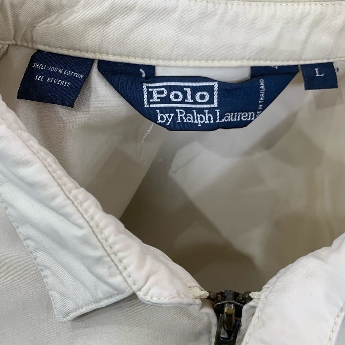 폴로 랄프로렌 아이보리 블루종 L 상품이미지7