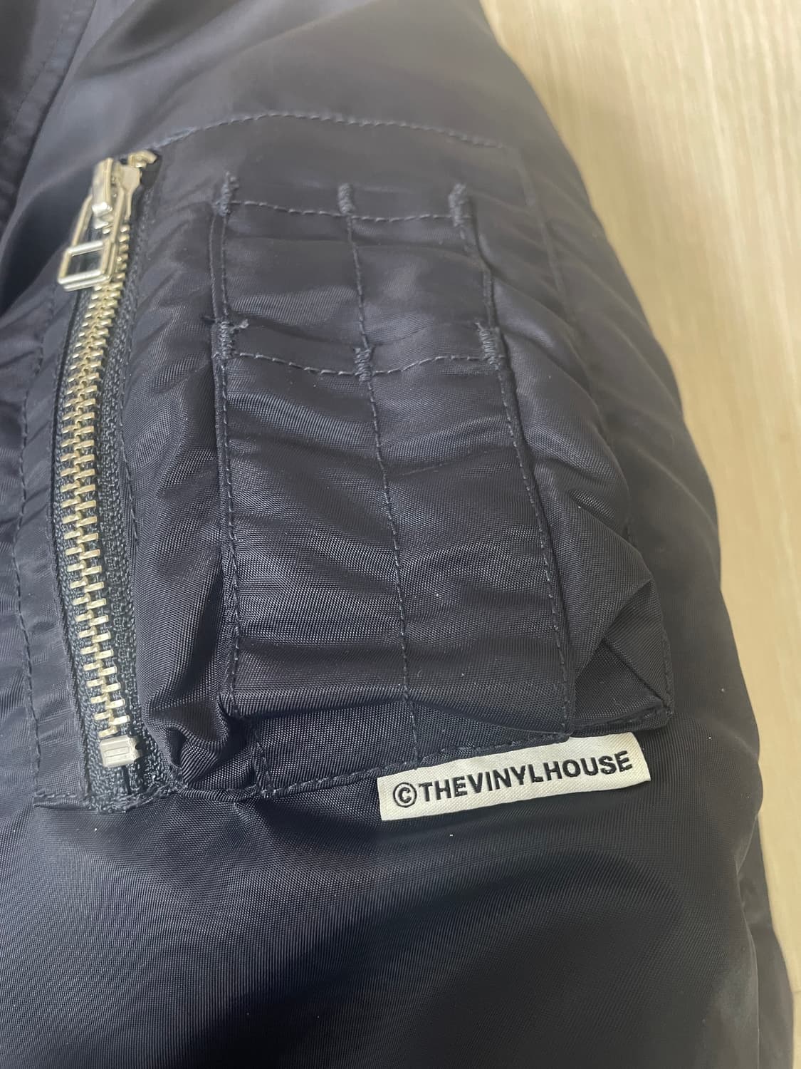 더바이닐하우스 MA-1 네이비(리버시블) 상품이미지2