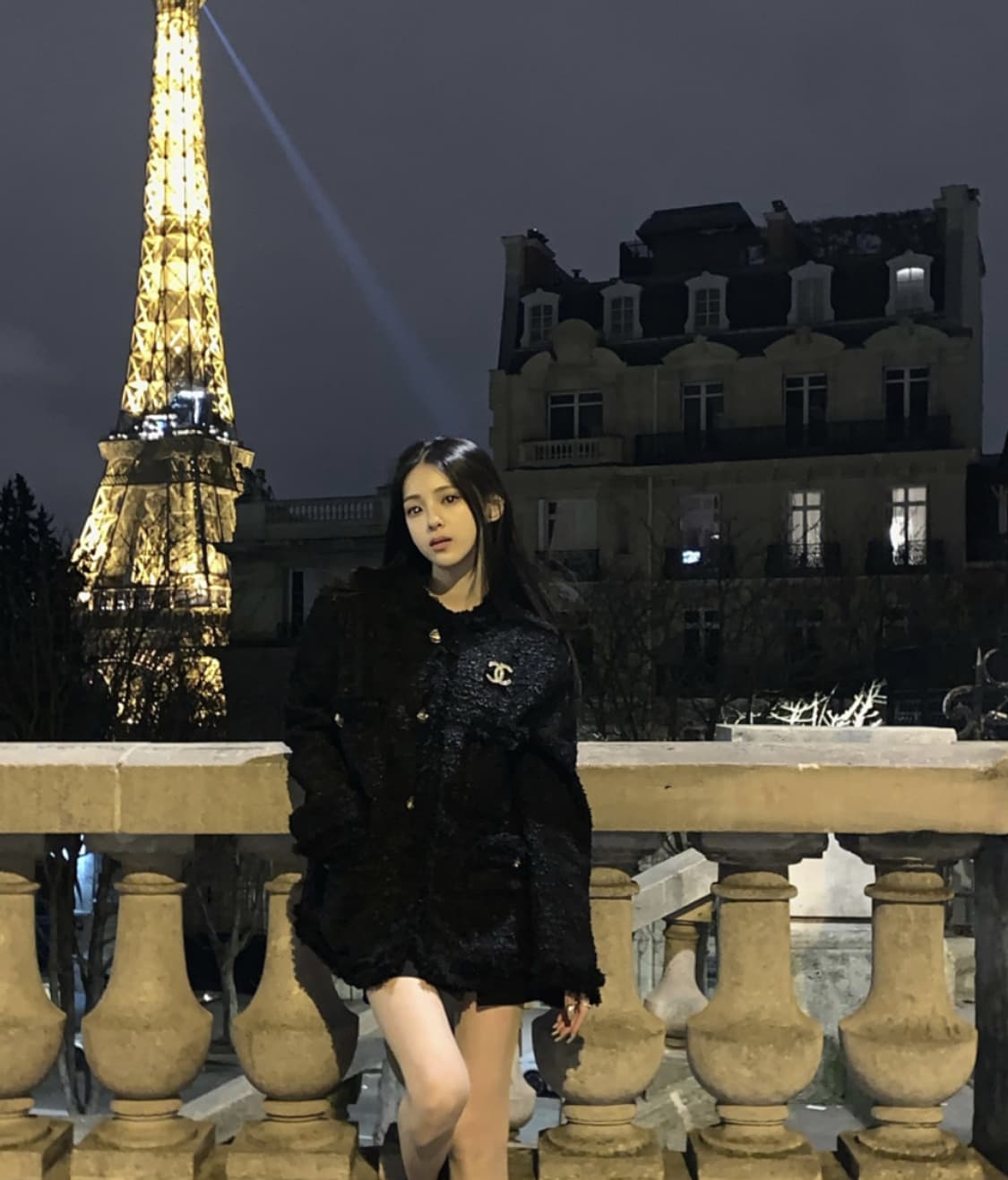 1회착) 카키포인트 트위드 자켓 상품이미지4