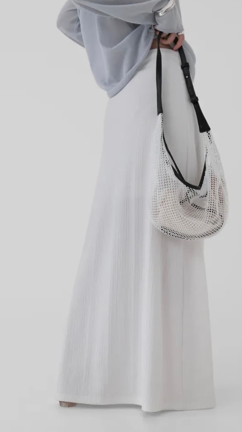 어텀 팜 맥시 스커트 화이트 상품이미지4