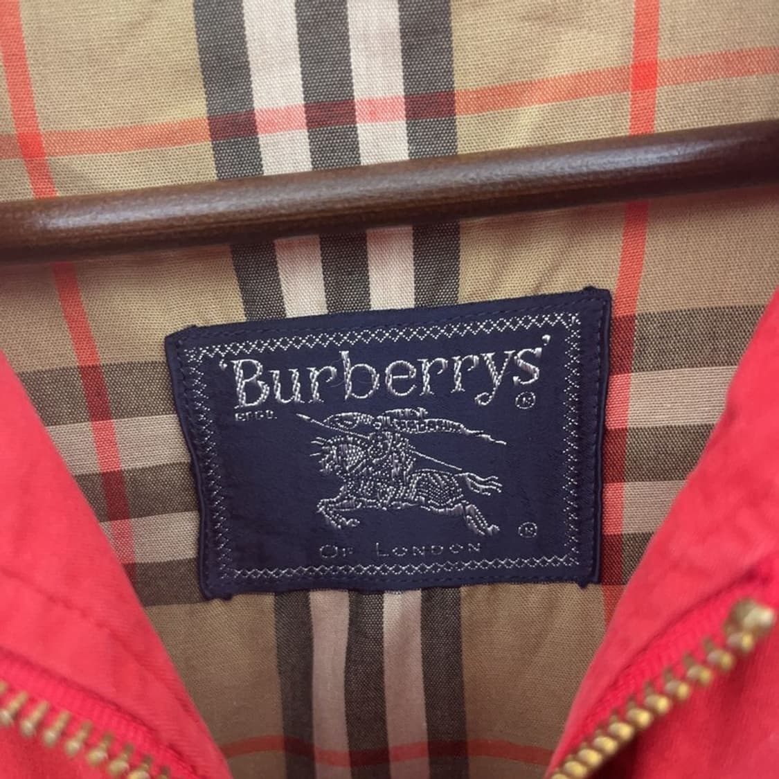 버버리 레트로 키치 월계수 자수패치 블루종 자켓 S C09666 상품이미지5