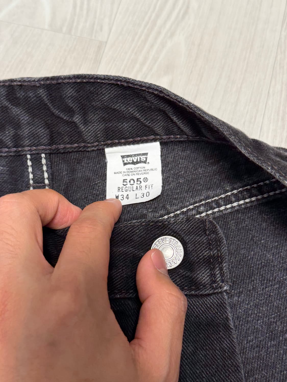 00s levis 505 레귤러 스트레이트 핏 상품이미지6
