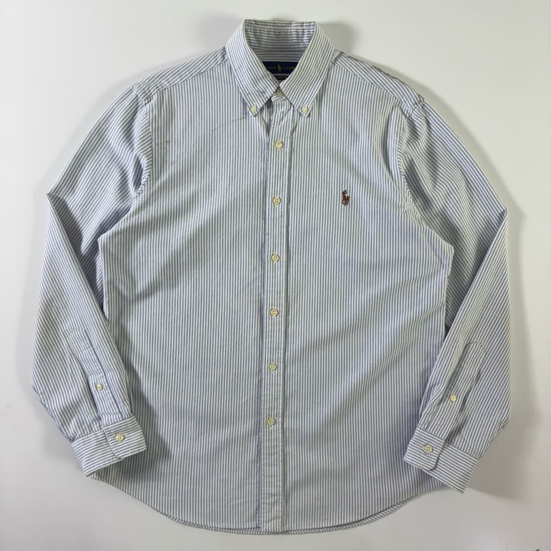 Polo  폴로 랄프로렌 신형 자수 코튼  스트라이프 셔츠  상품이미지1