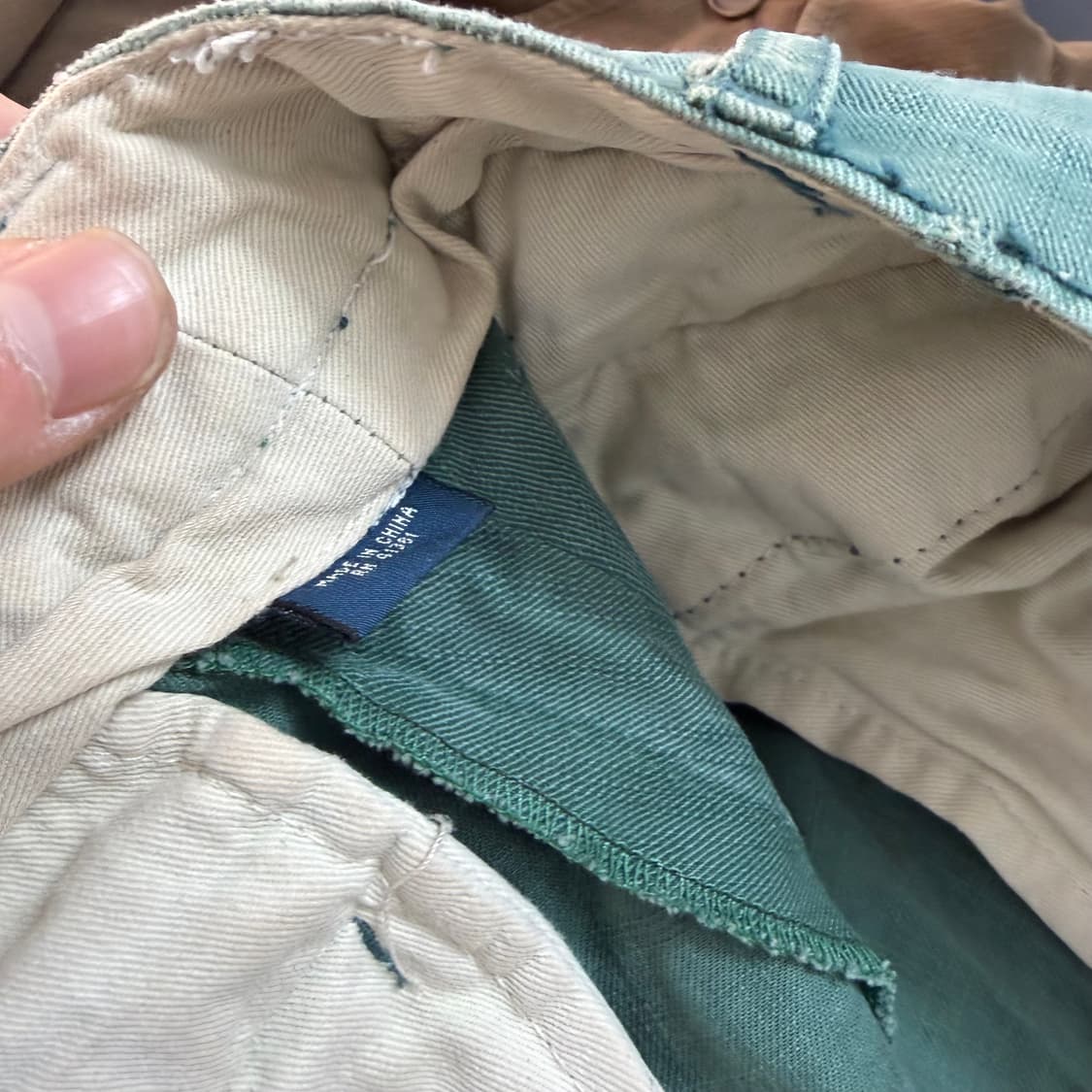 폴로 랄프로렌 디스트레스드 패치워크 치노 팬츠 상품이미지9