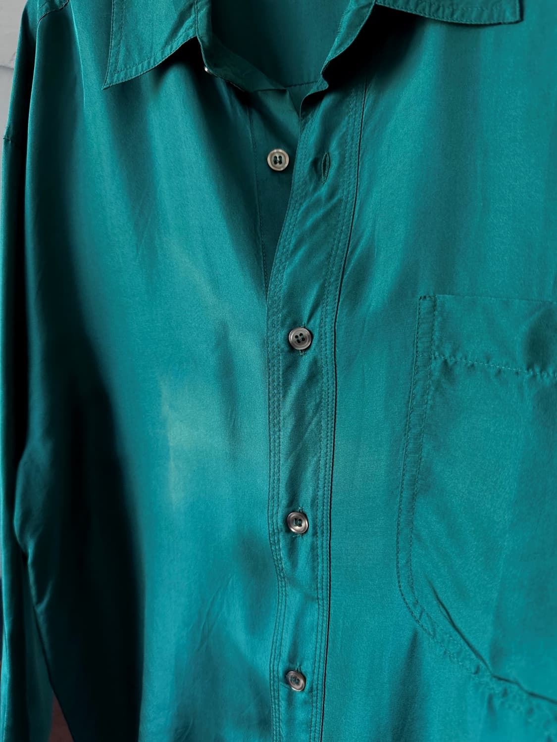 Light silk loose design shirt 상품이미지2