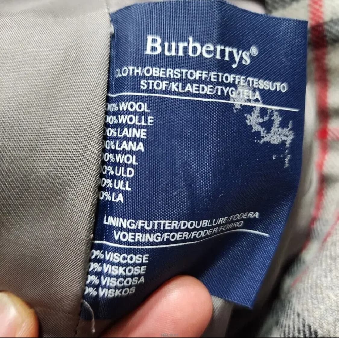 버버리 울 스커트 여성66 상품이미지7