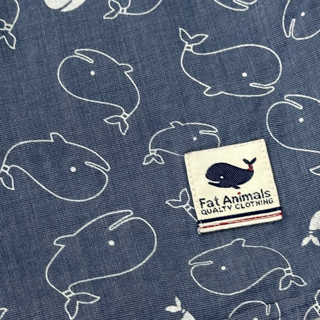 Fat Animals 고래 패턴 셔츠 상품이미지6
