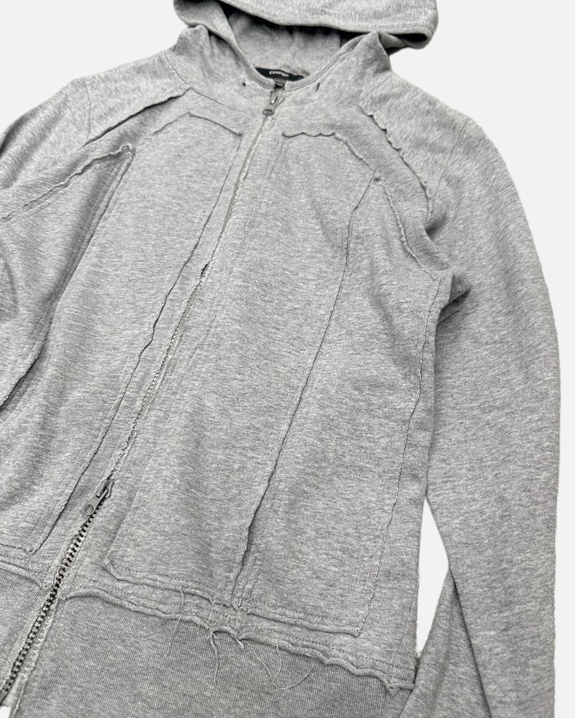 grunge pannel hood zip-up 상품이미지4