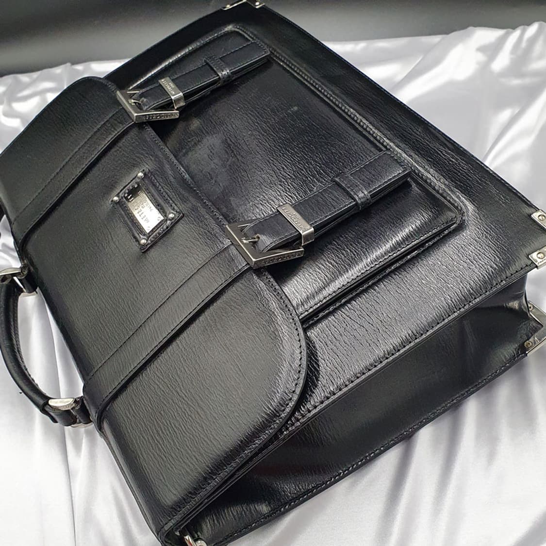 메트로시티 가죽 엣지 서류가방 중고 가방 은피아노 상품이미지6