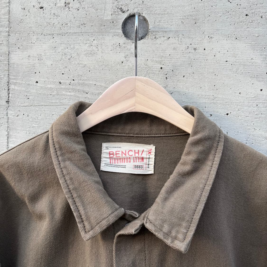 윌리차바리아 / 벤치 다크 올리브 워크 자켓 상품이미지2