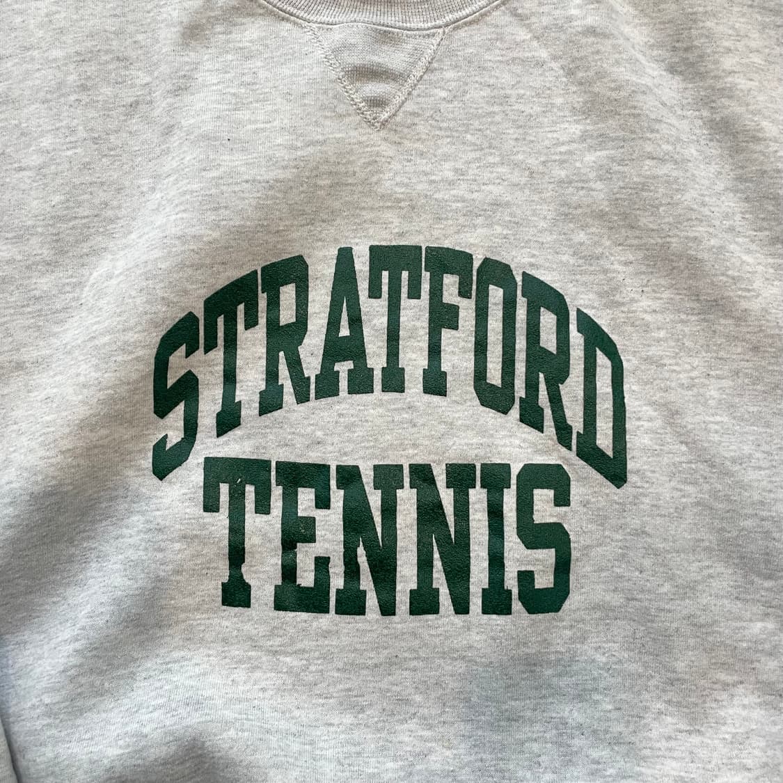 빈티지  러셀 애슬레틱 스웻셔츠 그레이 (다크그린tennis) made  상품이미지3