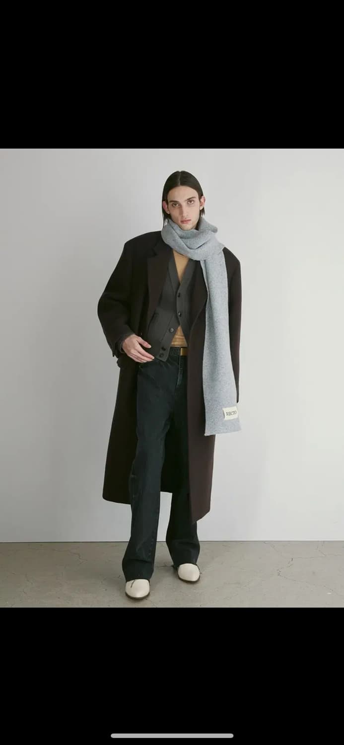 [L]렉토 타스마니아 코트 다크브라운 상품이미지1