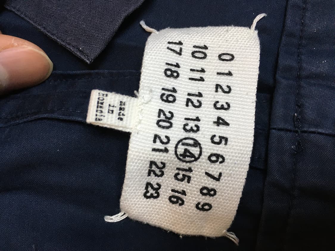 마르지엘라 치노 팬츠 네이비 상품이미지4