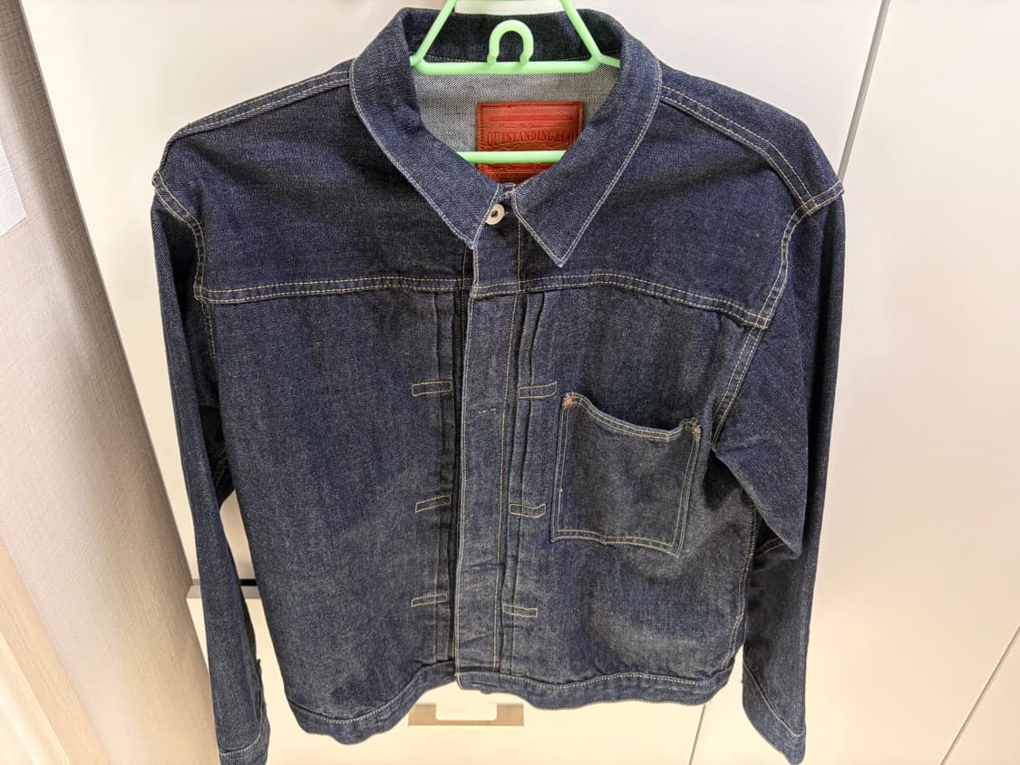 아웃스탠딩 셀비지 데님 자켓 상품이미지1