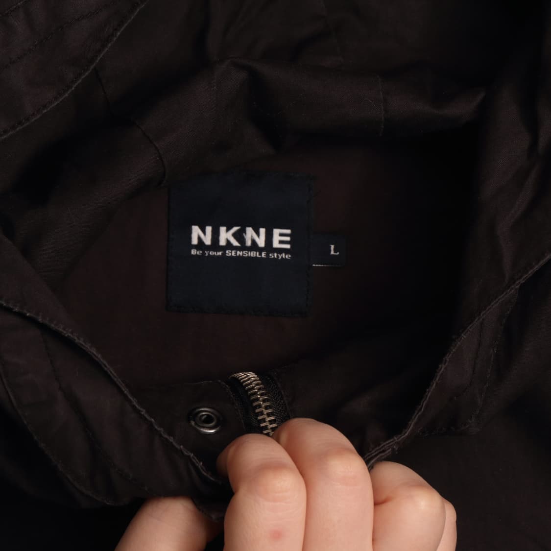 일본빈티지 사파리 블랙 후드집업 자켓 ㅁ1713 상품이미지3