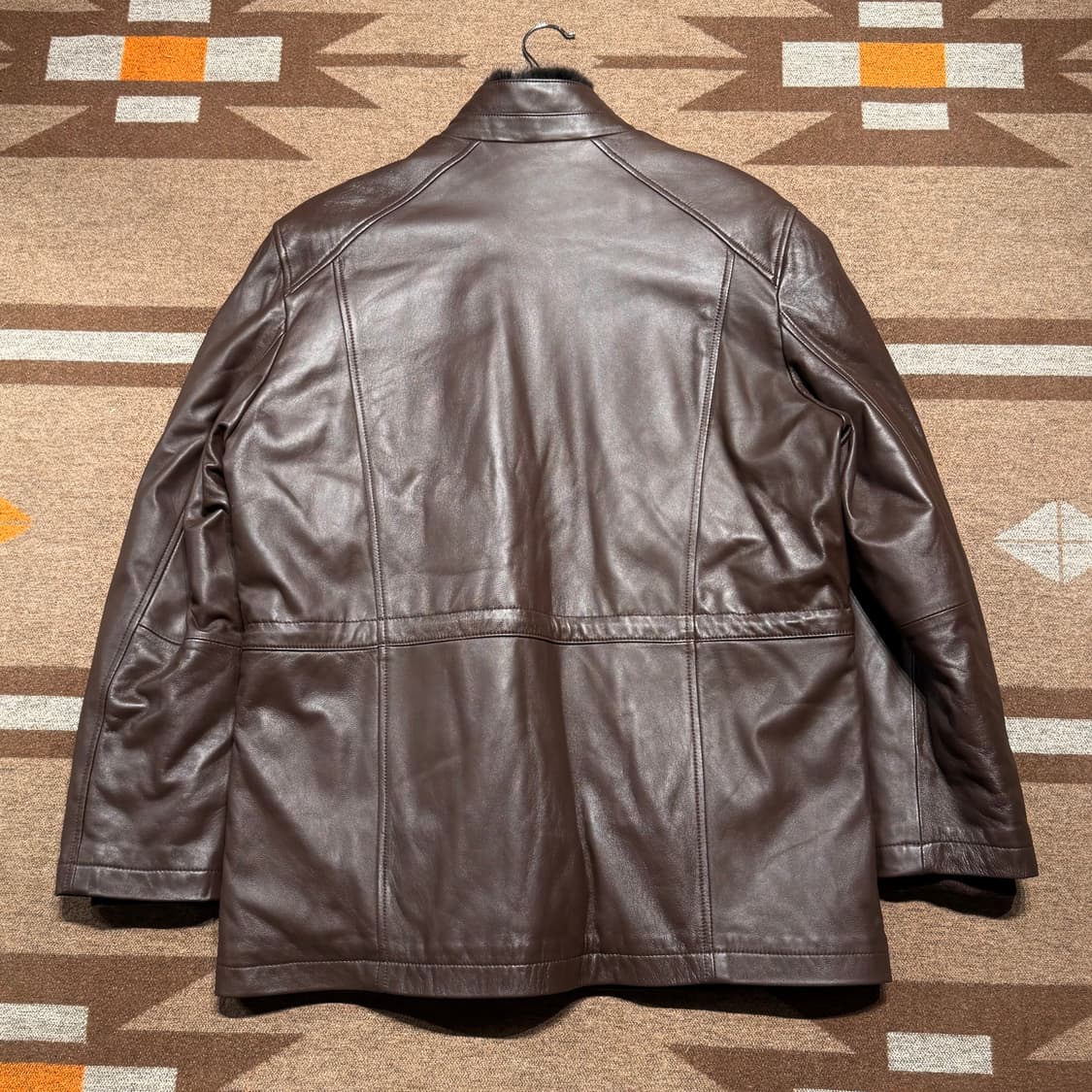 파크랜드 구스다운 램스킨 레더 카 코트 110 양가죽 자켓 상품이미지6