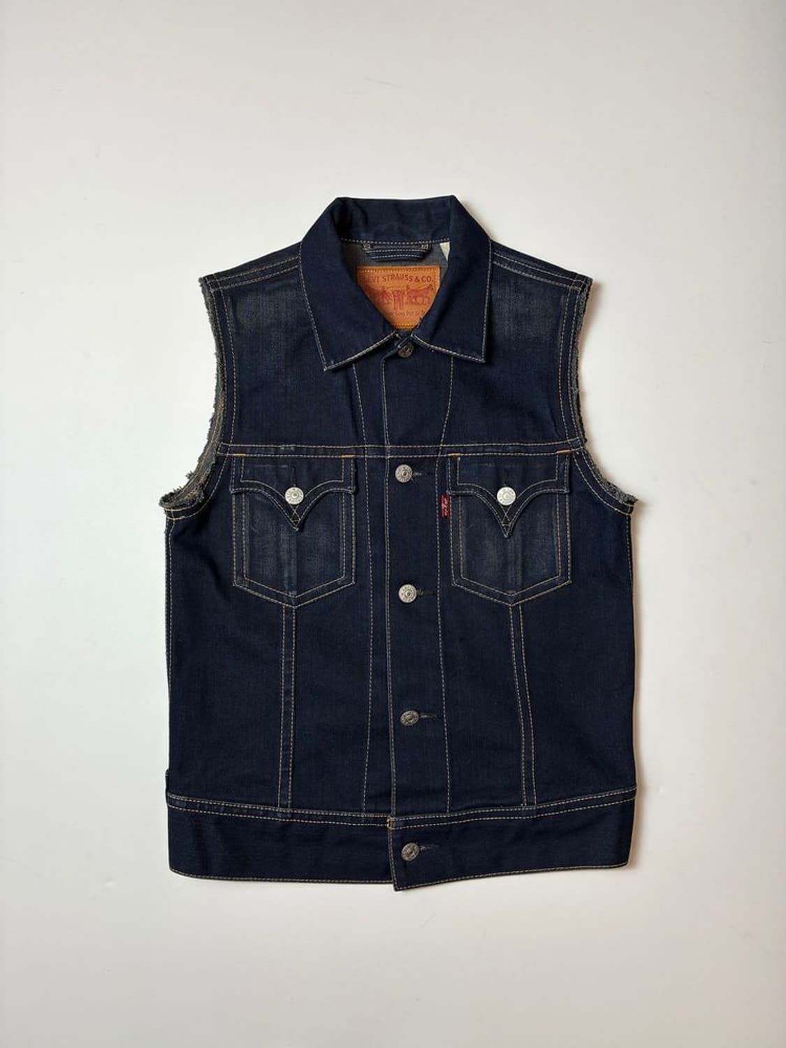 리바이스 00's 타입1 데님 베스트 PN8458 상품이미지1