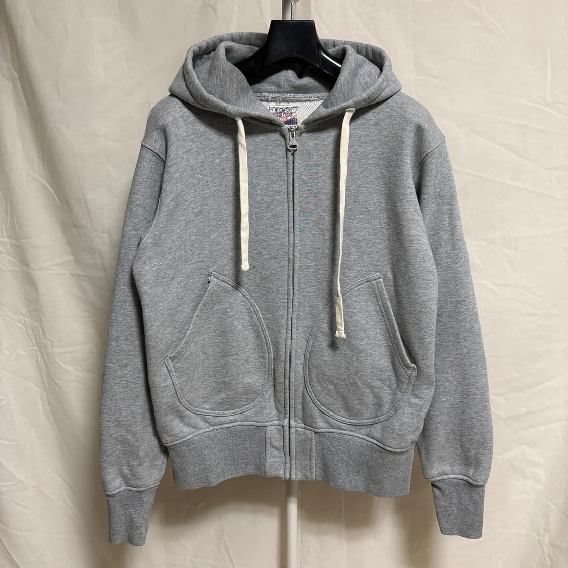 브론슨 논스탁 17.5 테리코튼 헤비 후드집업 / 그레이, 40(L) 상품이미지1