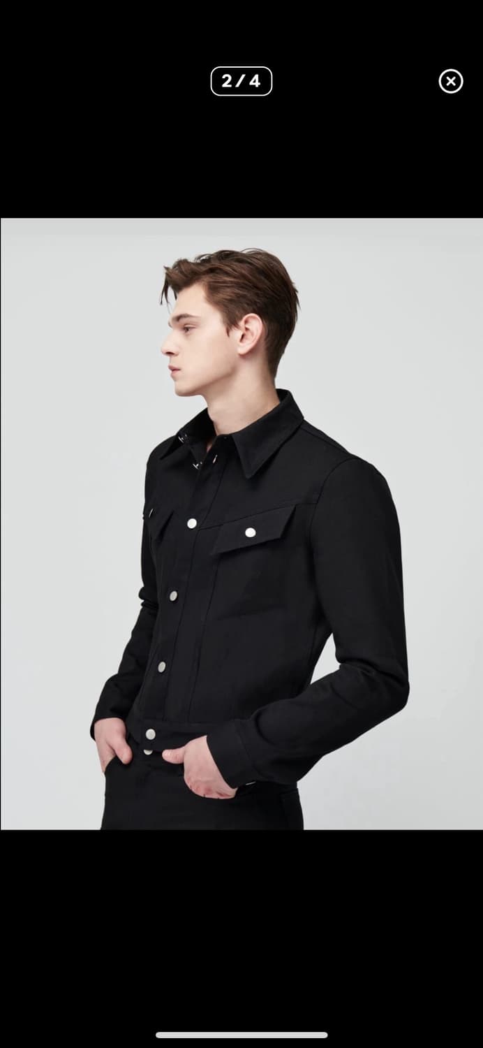 지즈루이스 블랙 데님자켓 M 상품이미지2