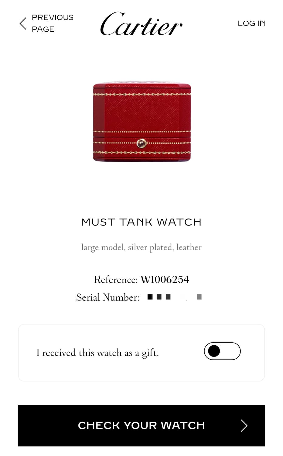 까르띠에 빈티지 탱크머스트 L 화이트다이얼 디버클 시계 02년 남여공용 상품이미지8