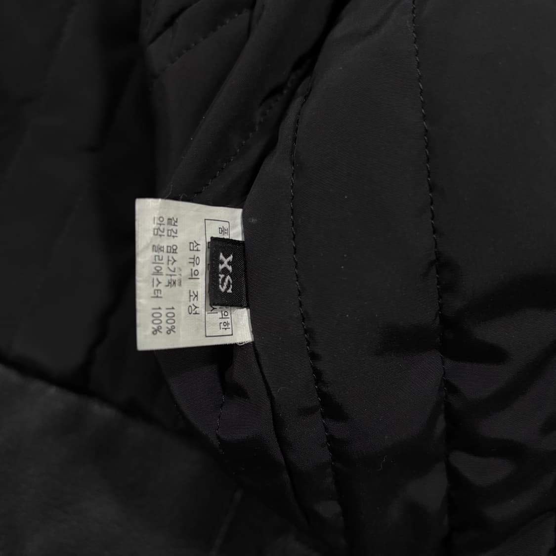 Quilting Lamb skin biker jacket 상품이미지6