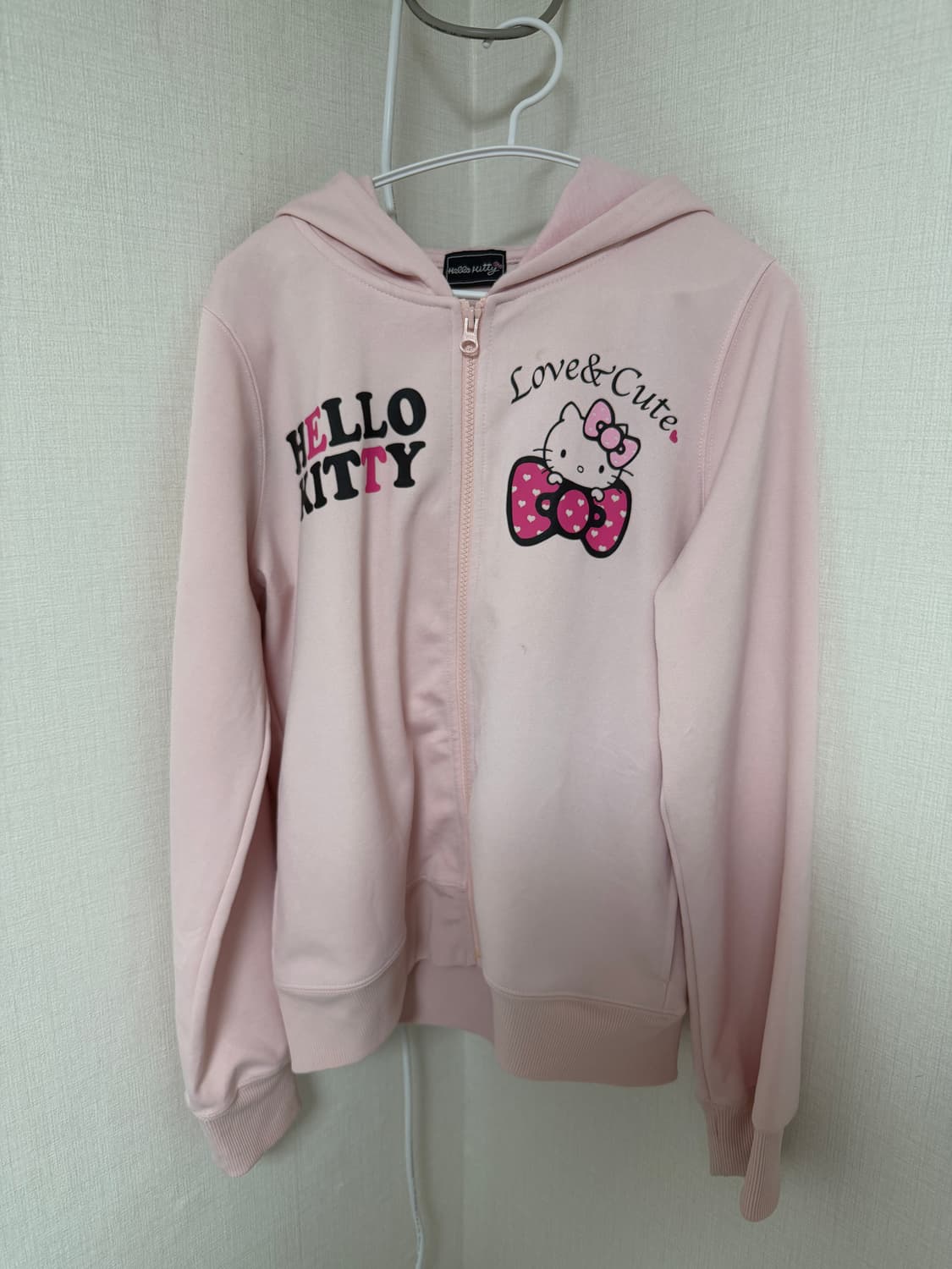 헬로키티 핑크 후드집업 상품이미지2