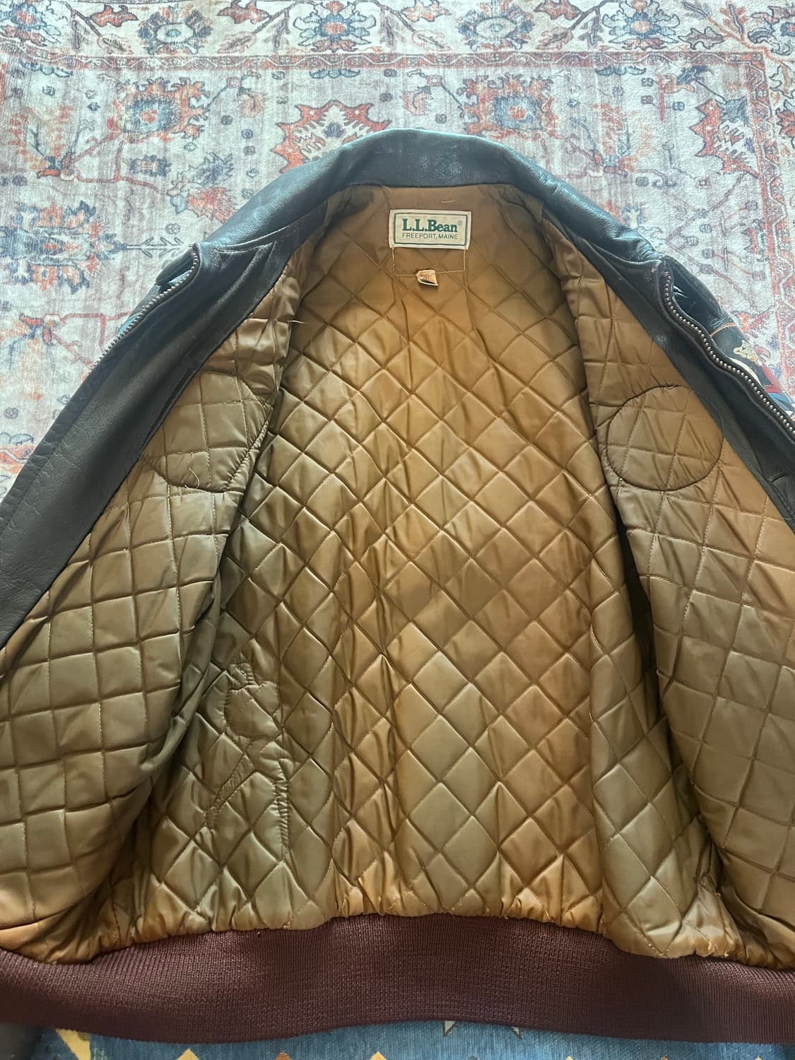 70s 80s L.L Bean G-1 Leather Jacket 상품이미지8