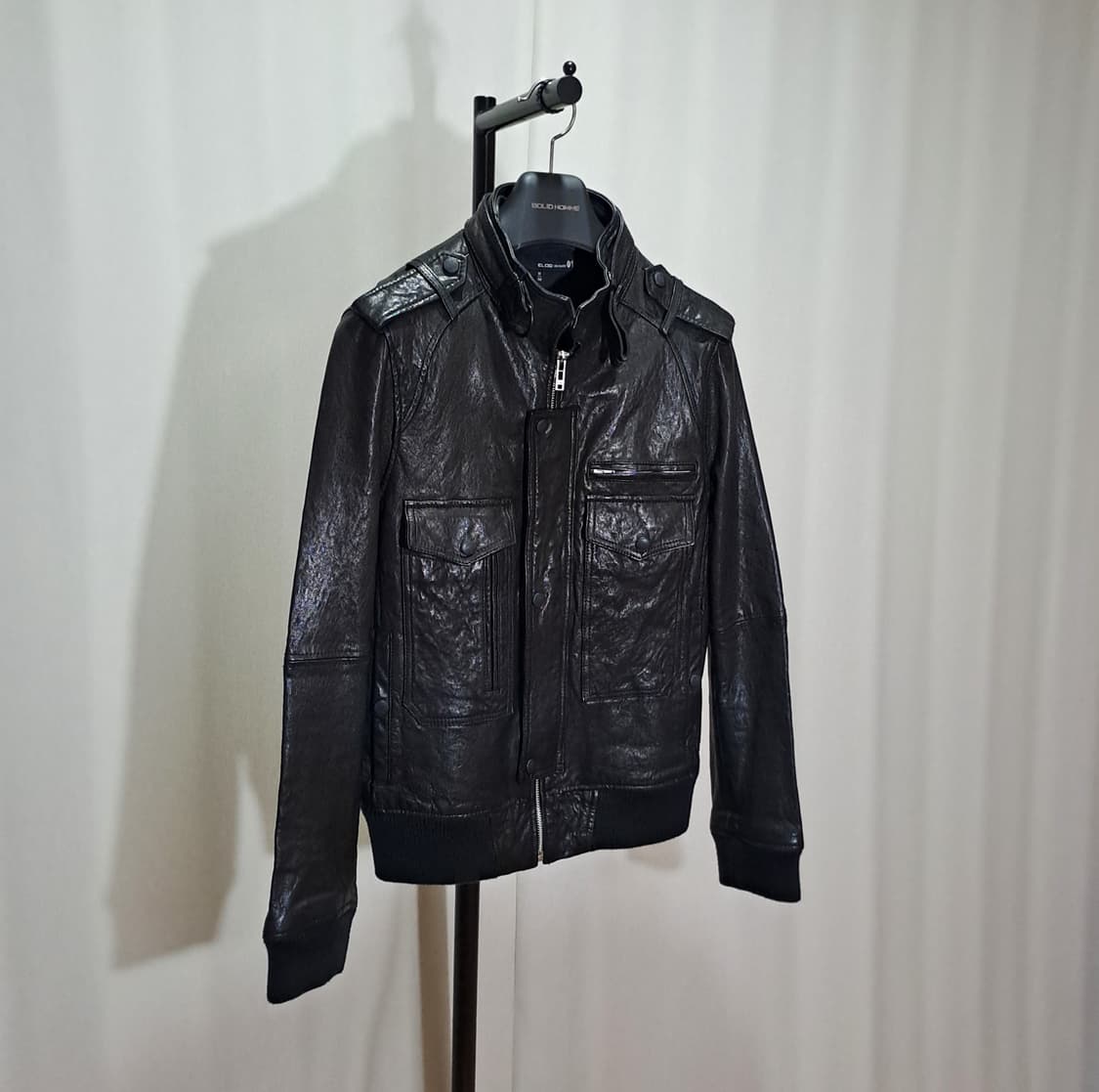 (택포) 엘록 램스킨 블루종 자켓 M B700 상품이미지2