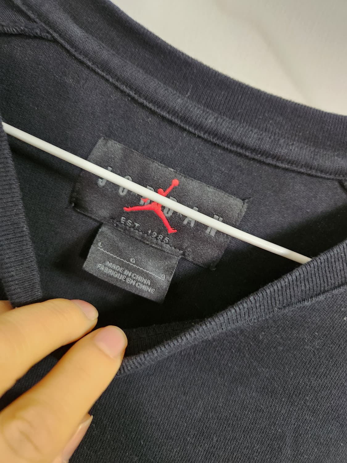 조던 네이비 맨투맨 티셔츠L(100) 상품이미지5