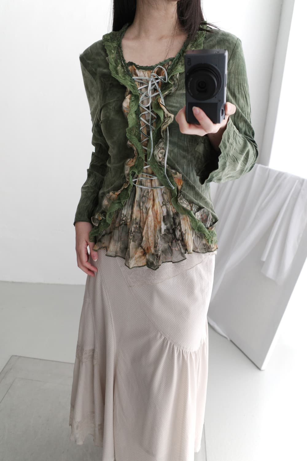 tie-dye lace long sleeve  상품이미지6