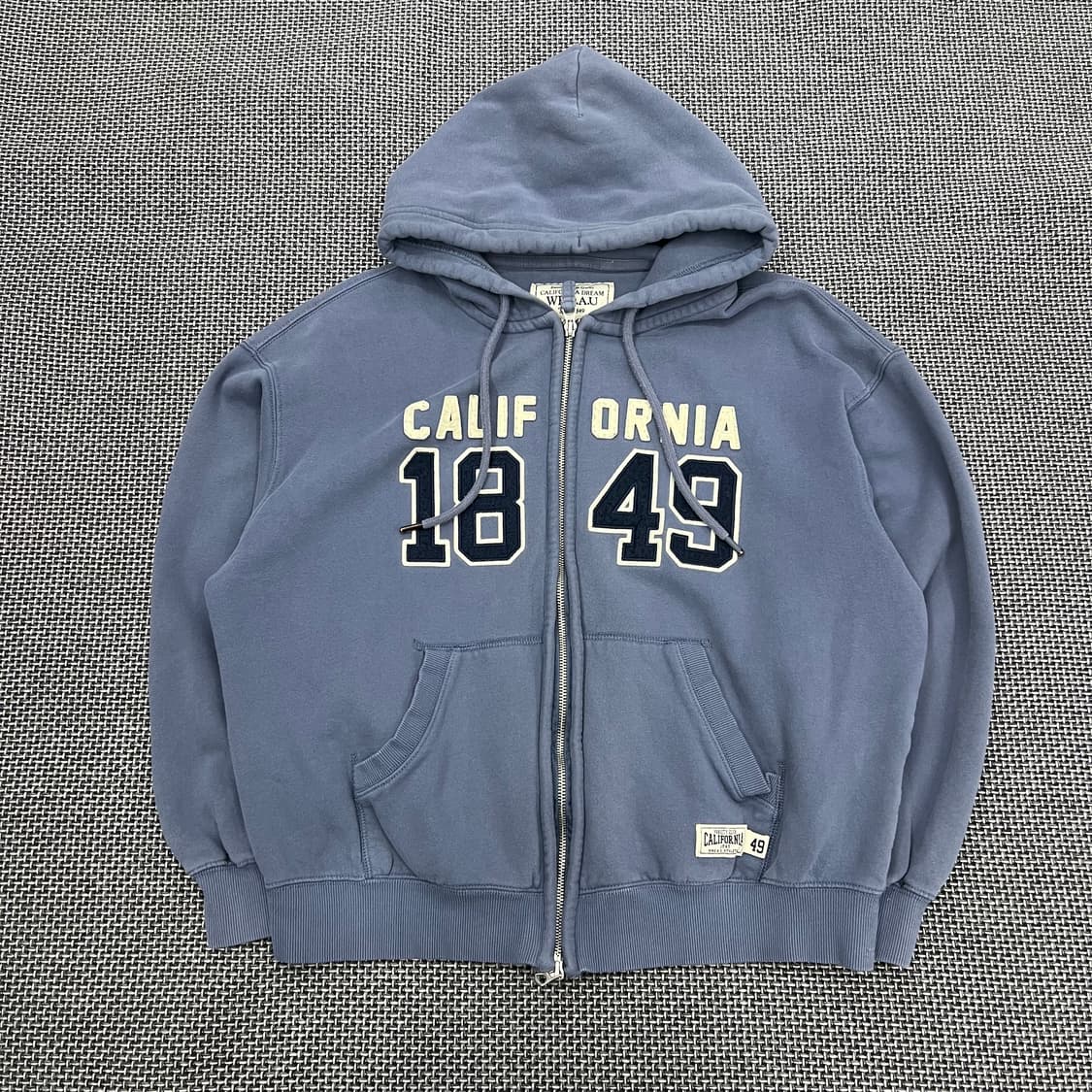 후아유 뮤트블루 후드집업 상품이미지1