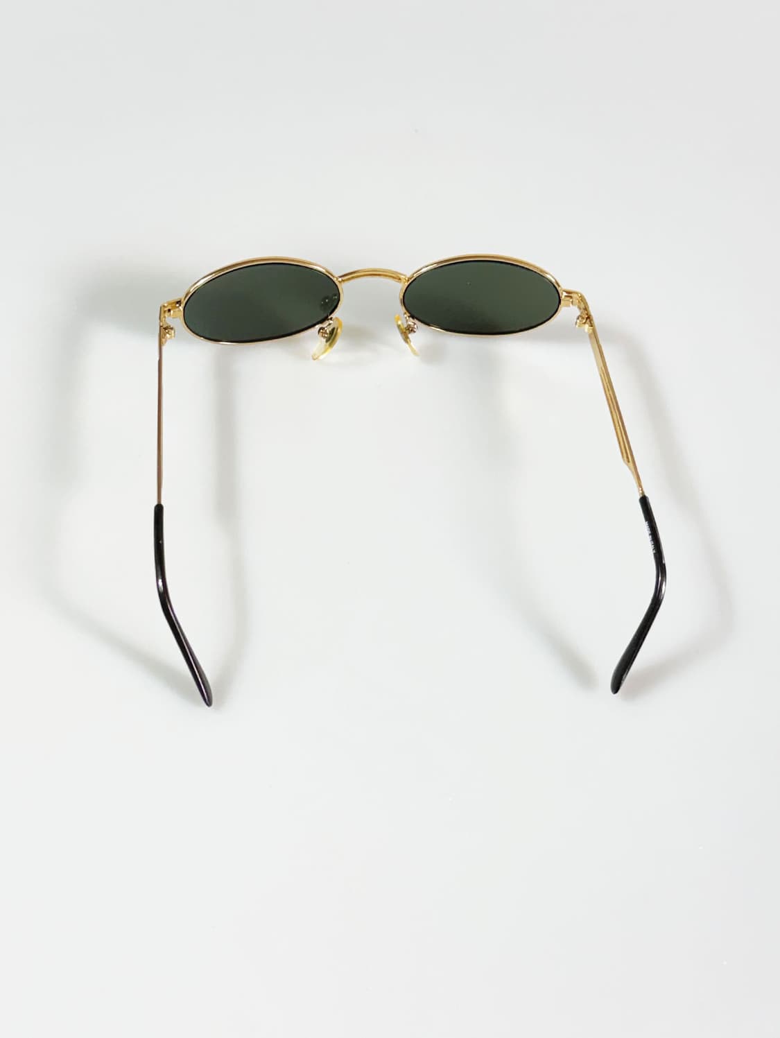 90s 유로피안 슬림 골드 오벌 프레임 빈티지 선글라스 상품이미지5