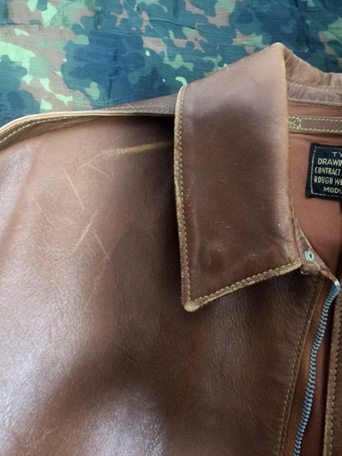 이스트맨 레더 a-2 자켓 상품이미지3