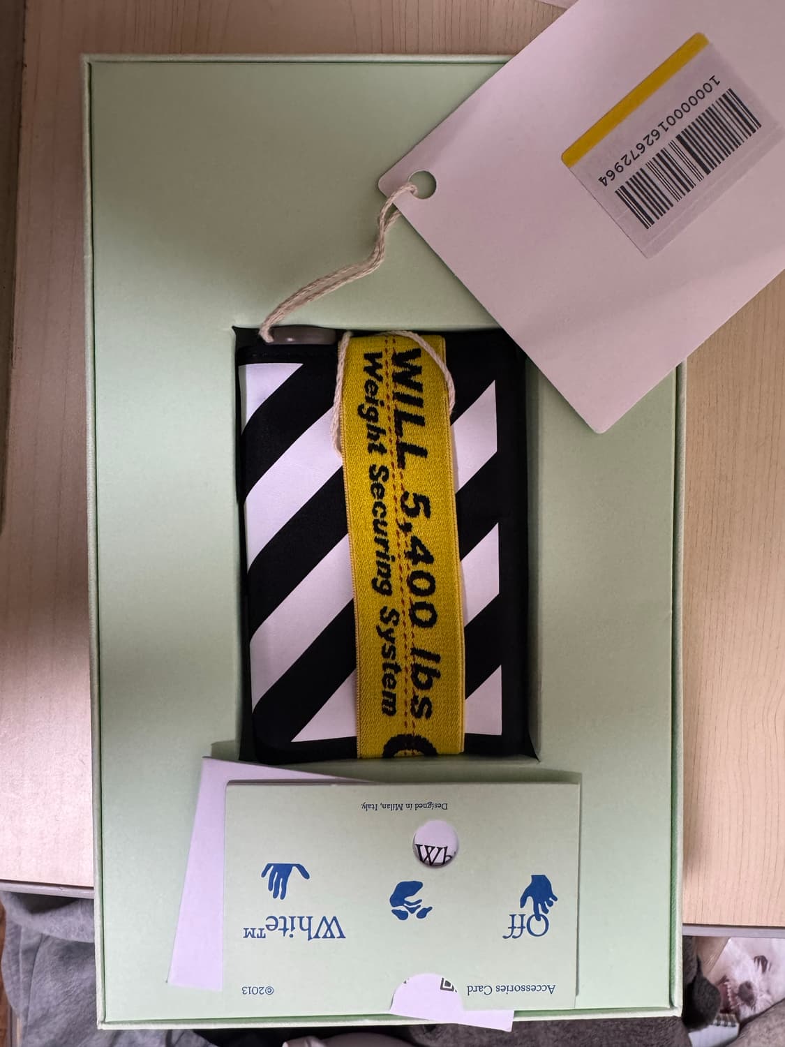 오프화이트 지갑 바인더 미니 프렌치 상품이미지2