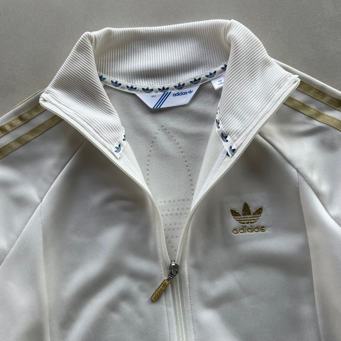 [M]아디다스 대장 화이트 골드 트랙탑 져지 상품이미지6