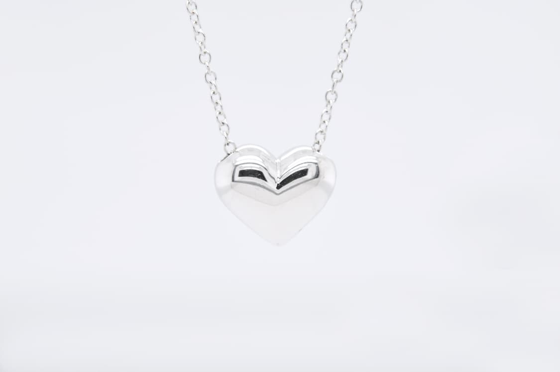 티파니 도트 하트 PT950 백금 천연다이아몬드티파니앤코 펜던트 목걸이 상품이미지2