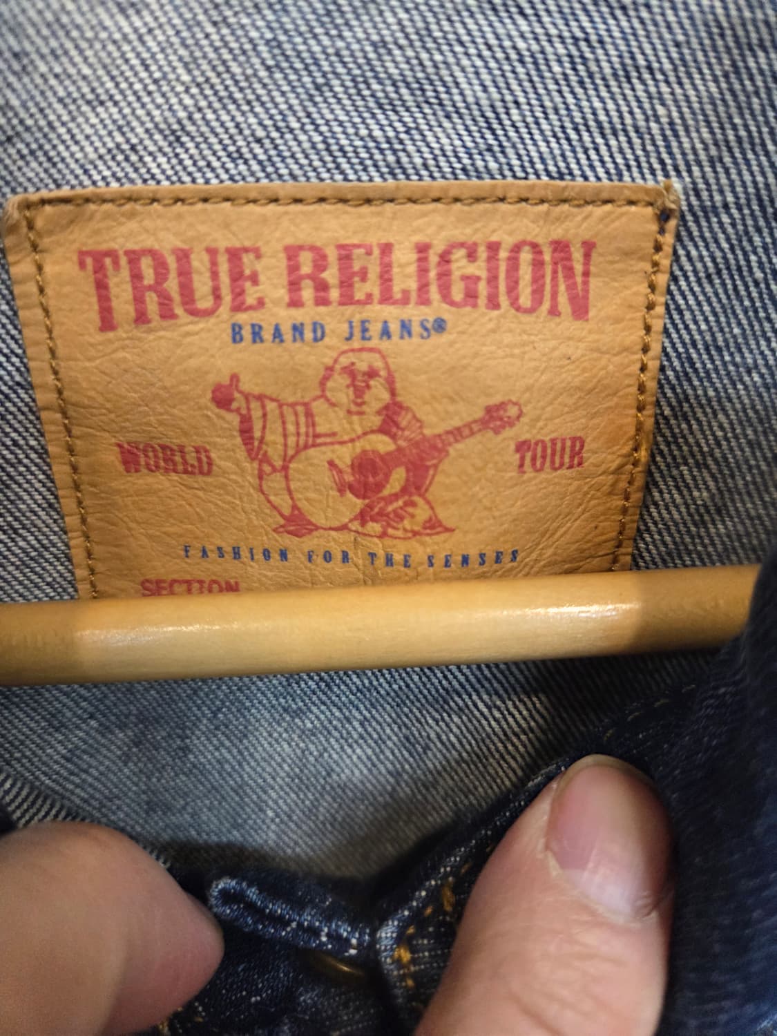 트루릴리전 나일론 퀄팅 믹스 3m 신슐레이트 데님자켓 s 90 상품이미지3