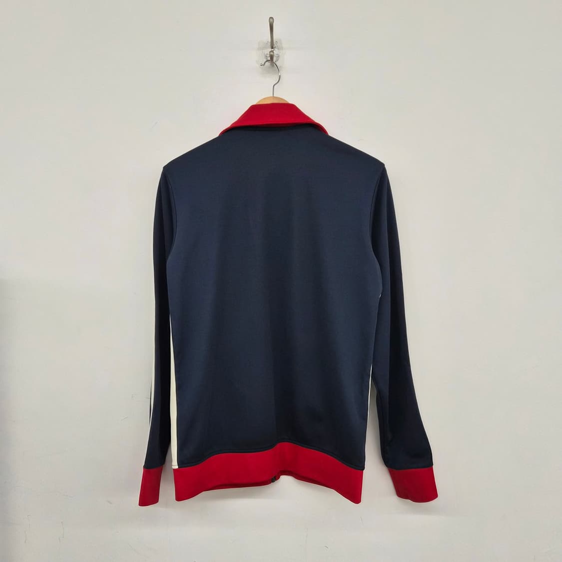 아디다스 삼선 트랙탑 네이비/레드 남성 M 상품이미지5