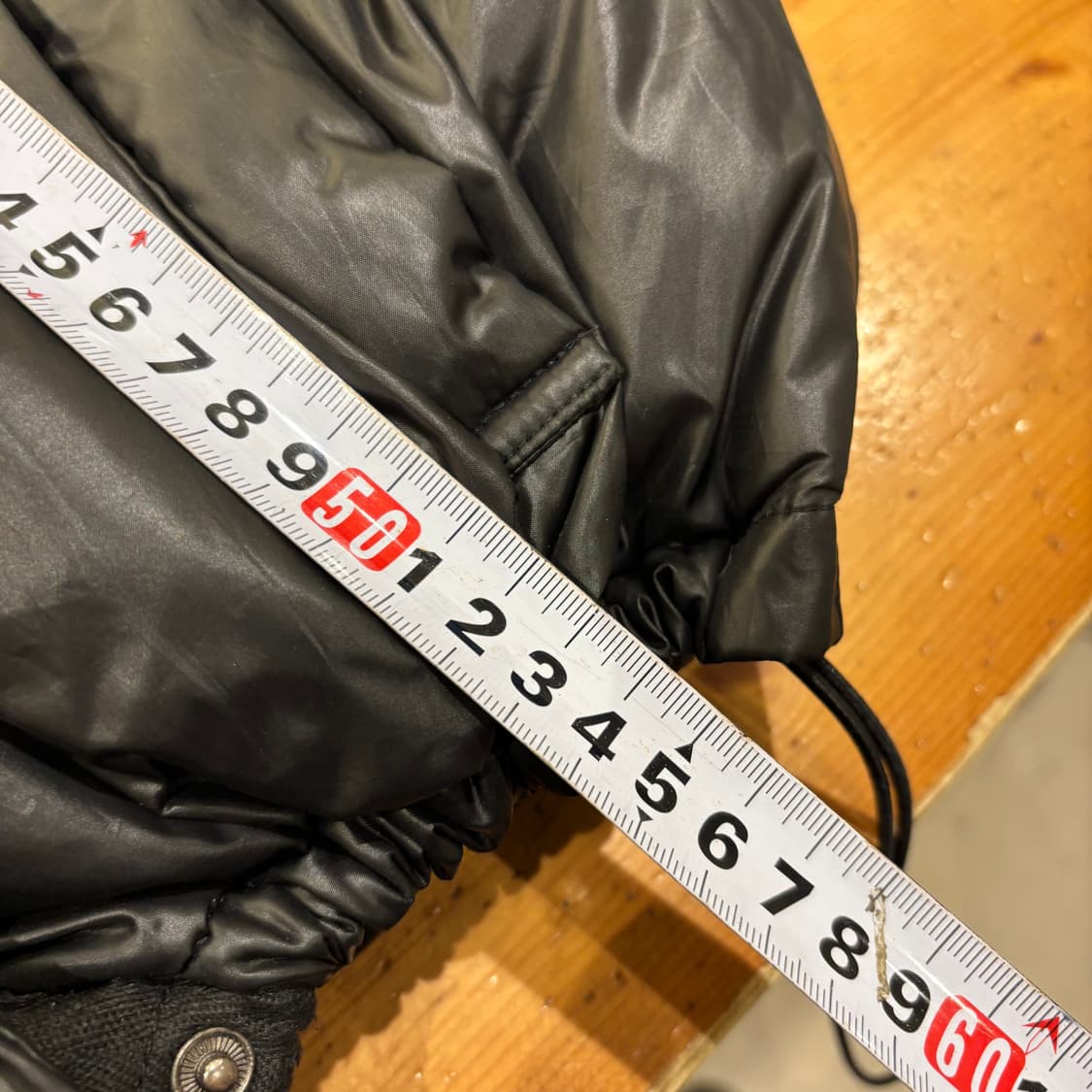 빈티지 블랙 크롭 패딩 상품이미지4