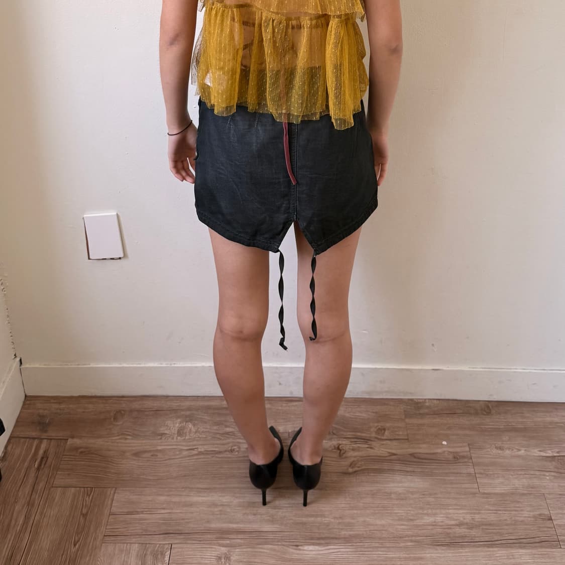 디젤 y2k 데님 스커트 상품이미지4