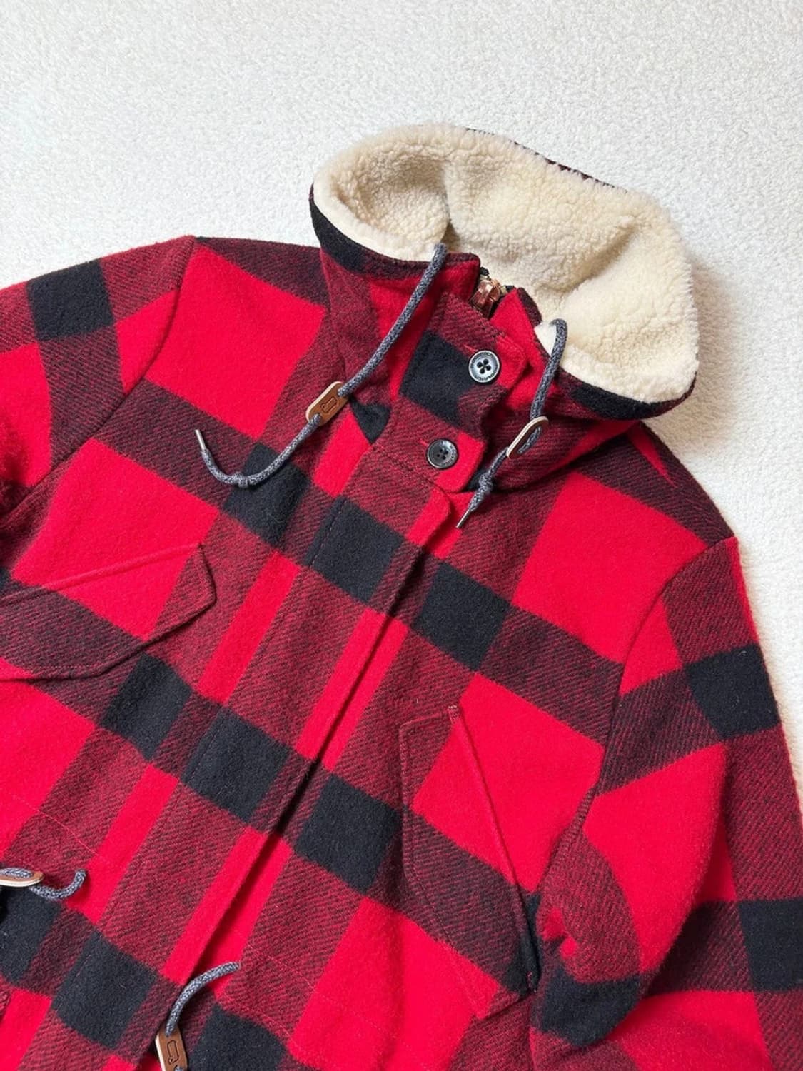 아베크롬비 x 울리치 00's 타탄 체크 코트 PN6536 상품이미지3