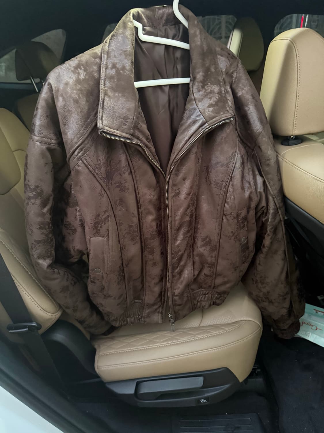 엘무드 벌키 크롭 봄버자켓 카모 상품이미지2