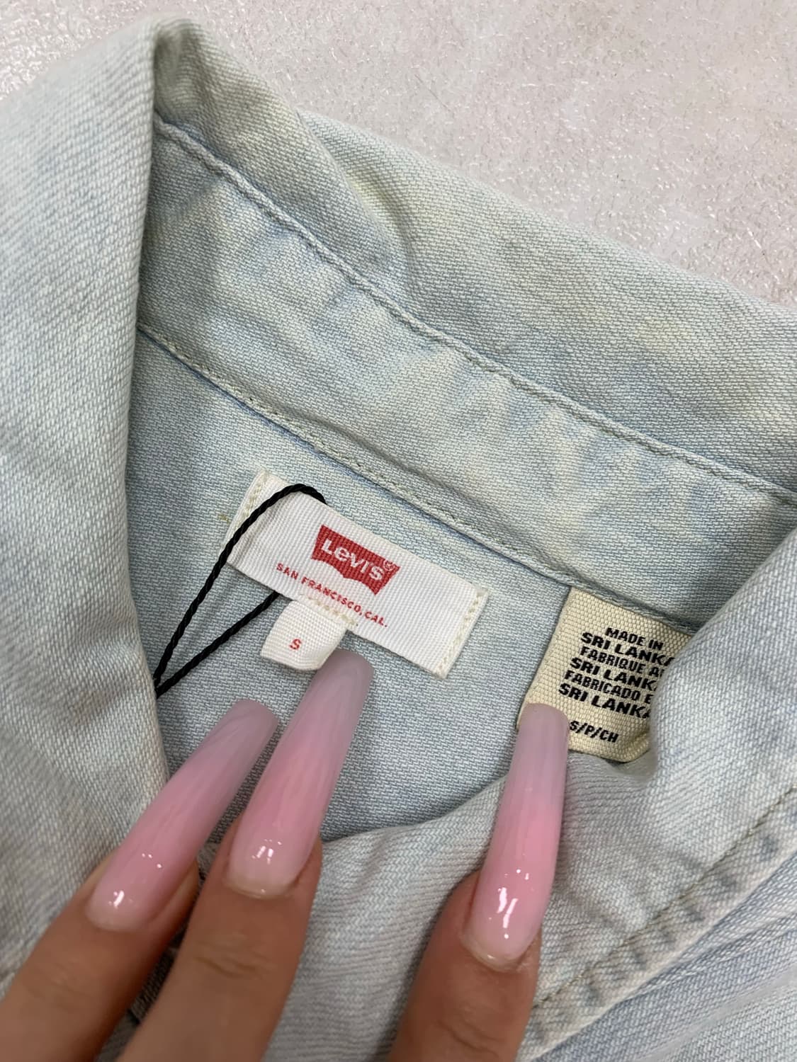 리바이스 연청 데님 셔츠 #679 상품이미지4