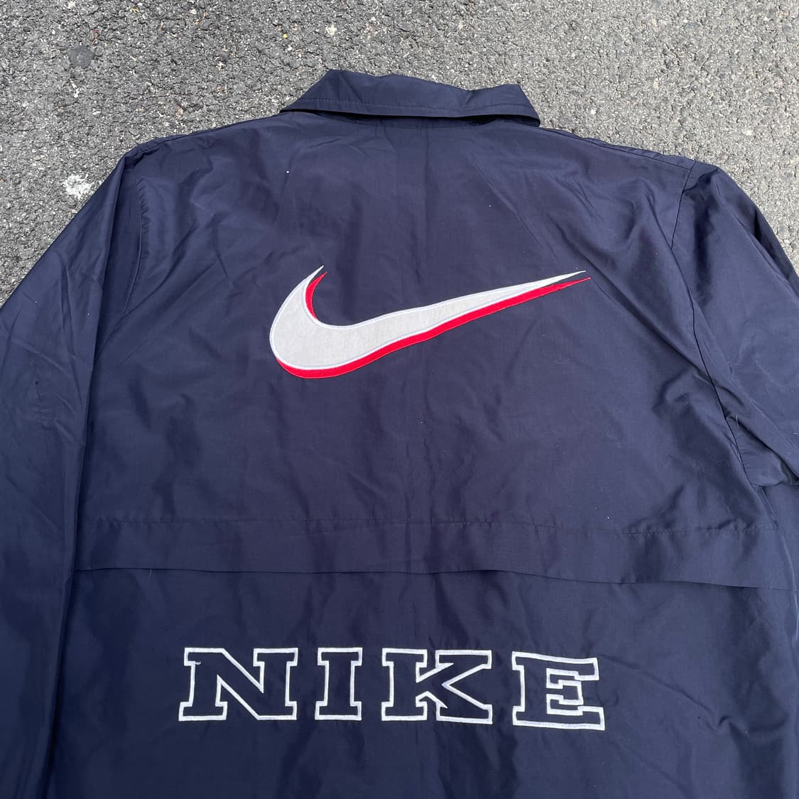 90s 나이키 코리아 올드스쿨 빅로고 바람막이 트랙자켓 XL 상품이미지2