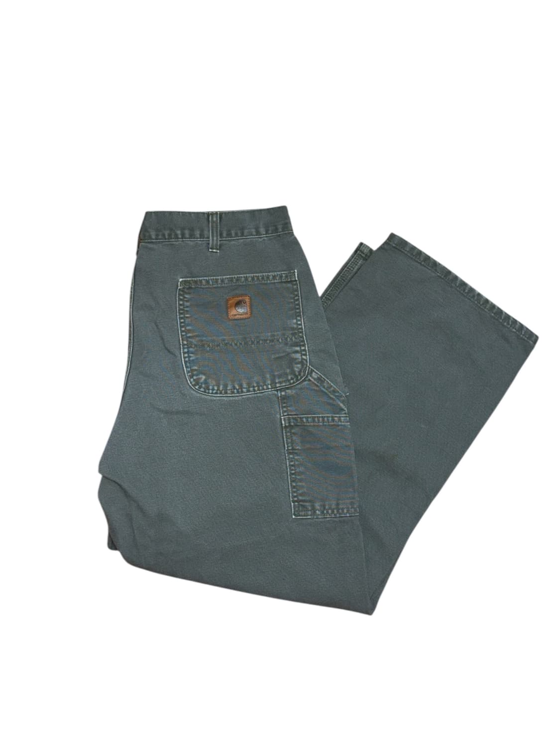 칼하트 b11 모스그린 싱글니 카펜터 워크팬츠 상품이미지6