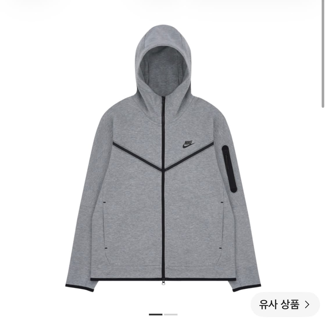 [XL] 나이키 NSW 테크 플리스 테크팩 후드집업 그레이  상품이미지3
