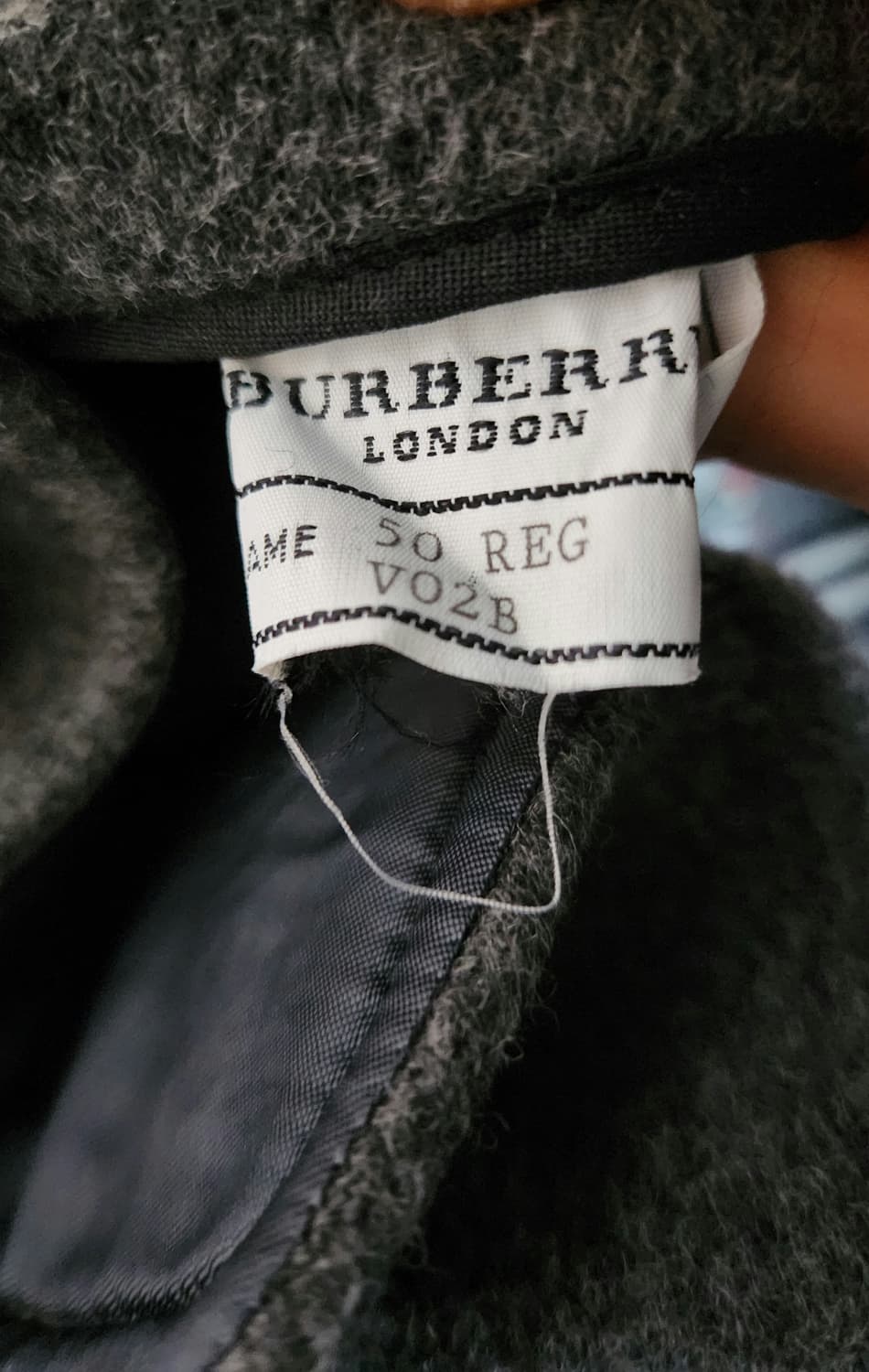 정품 남성 버버리 울 더플 코트 그레이 50 105추천 상품이미지5